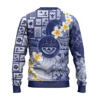 Federated States Of Micronesia Christmas Ugly Christmas Sweater Retro Style Dark Version - Polynesian Pride