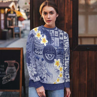 Federated States Of Micronesia Christmas Ugly Christmas Sweater Retro Style Dark Version - Polynesian Pride