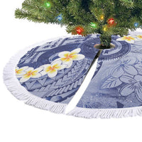Federated States Of Micronesia Christmas Tree Skirt Retro Style Dark Version - Polynesian Pride