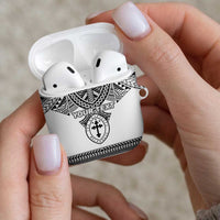 Personalised Melanesian Brotherhood AirPods Case With Tribal Pattern - Polynesian Pride