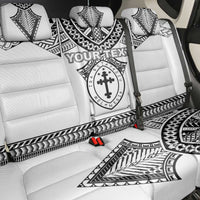 Personalised Melanesian Brotherhood Back Car Seat Cover With Tribal Pattern - Polynesian Pride
