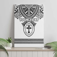Personalised Melanesian Brotherhood Canvas Wall Art With Tribal Pattern - Polynesian Pride