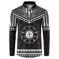 Personalised Melanesian Brotherhood Button Sweatshirt Ministry Faith And Mission - Polynesian Pride