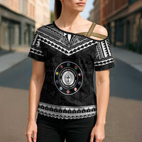 Personalised Melanesian Brotherhood Cross Shoulder Shirt Ministry Faith And Mission LT05 - Polynesian Pride