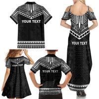 Personalised Melanesian Brotherhood Family Matching Summer Maxi Dress and Hawaiian Shirt Ministry Faith And Mission LT05 - Polynesian Pride