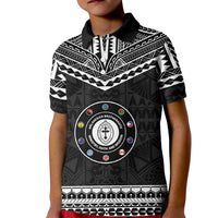 Personalised Melanesian Brotherhood Kid Polo Shirt Ministry Faith And Mission LT05 Kid Black - Polynesian Pride