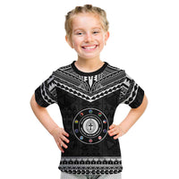 Personalised Melanesian Brotherhood Kid T Shirt Ministry Faith And Mission LT05 Black - Polynesian Pride