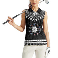 Personalised Melanesian Brotherhood Women Sleeveless Polo Shirt Ministry Faith And Mission LT05 - Polynesian Pride