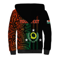 Custom Vanuatu Penama Sherpa Hoodie Polynesian Tribal LT6 - Polynesian Pride