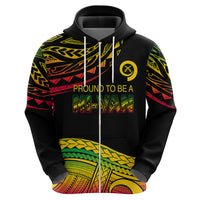 Custom Tribal Vanuatu Hoodie Pround To Be A Ni Van LT6 - Polynesian Pride