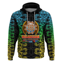 Melanesian Festival 2023 Hoodie Tribal Patterns LT6 Black - Polynesian Pride