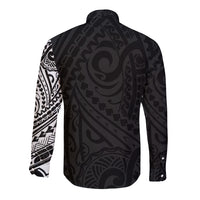 Polynesian German Shepherd Dog Long Sleeve Button Shirt Dog In My Heart LT6 - Polynesian Pride