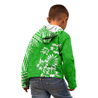 Hawaii Summer Kid Hoodie Mix Polynesian Green LT6 - Polynesian Pride