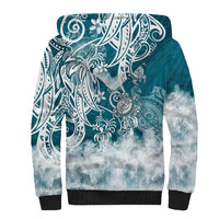 Polynesian Sea Turtle Sherpa Hoodie Tribal LT6 - Polynesian Pride