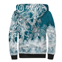 Polynesian Sea Turtle Sherpa Hoodie Tribal LT6 - Polynesian Pride