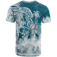 Polynesian Sea Turtle T Shirt Tribal LT6 - Polynesian Pride