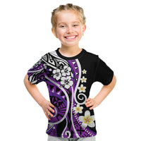 Plumeria Polynesian Kid T Shirt Trending Purple LT6 Purple - Polynesian Pride