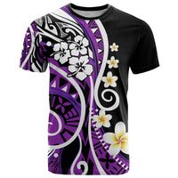 Plumeria Polynesian T Shirt Trending Purple LT6 Purple - Polynesian Pride
