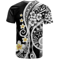 Plumeria Polynesian T Shirt Trending Black LT6 - Polynesian Pride