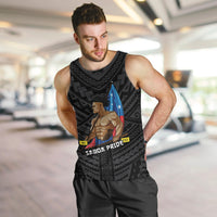 (Custom Personalised) Samoa Pride Men Tank Top Simple Black Style LT6 - Polynesian Pride