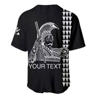 Custom Hawaii Baseball Jersey King Kamehameha Day - White LT6 - Polynesian Pride