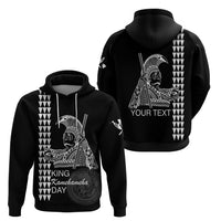 Custom Hawaii Hoodie King Kamehameha Day White LT6 - Polynesian Pride
