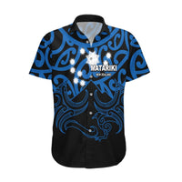 Matariki New Zealand Hawaiian Shirt Maori New Year Blue LT6 Blue - Polynesian Pride