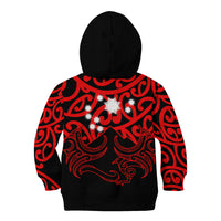 Matariki New Zealand Kid Hoodie Maori New Year Red LT6 - Polynesian Pride