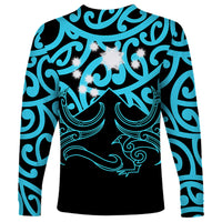 Matariki New Zealand Long Sleeve Shirt Maori New Year Light Blue LT6 - Polynesian Pride