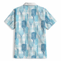 Aloha Hawaii Vintage Kahili Pa'a Lima Hawaiian Shirt Palaka Print Oceanic Turquoise LT7 - Polynesian Pride