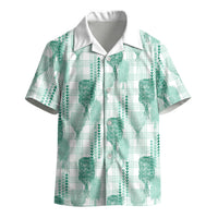 Aloha Hawaii Vintage Kahili Pa'a Lima Kid Hawaiian Shirt Palaka Print Mossy Teal LT7 - Polynesian Pride