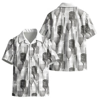 Aloha Hawaii Vintage Kahili Pa'a Lima Kid Hawaiian Shirt Palaka Print Hinahina LT7 - Polynesian Pride