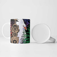 New Caledonia Kanaky Personalized Ceramic Mug Kagu Bird Emblem - Polynesian Pride