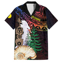 New Caledonia Kanaky Personalized Family Matching Long Sleeve Bodycon Dress and Hawaiian Shirt Kagu Bird Emblem - Polynesian Pride