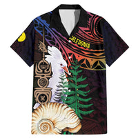 New Caledonia Kanaky Personalized Family Matching Mermaid Dress and Hawaiian Shirt Kagu Bird Emblem - Polynesian Pride