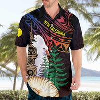 New Caledonia Kanaky Personalized Hawaiian Shirt Kagu Bird Emblem - Polynesian Pride