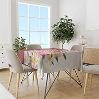 Aloha Hawaii Island Personalized Tablecloth Crimson Dreamy Turtle