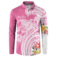 Aloha Maui Island Personalized Button Sweatshirt Rose Dreamy Turtle