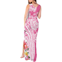 Aloha Maui Island Personalized Tank Maxi Dress Rose Dreamy Turtle