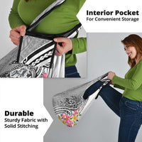 Aloha Kahoolawe Island Personalized Grocery Bag Ashen Dreamy Turtle