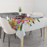 Aloha Kahoolawe Island Personalized Tablecloth Ashen Dreamy Turtle