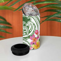 Aloha Molokai Island Personalized 4 in 1 Can Cooler Tumbler Sage Dreamy Turtle