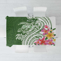 Aloha Molokai Island Personalized Tablecloth Sage Dreamy Turtle