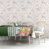 Aloha Molokai Island Personalized Tablecloth Sage Dreamy Turtle