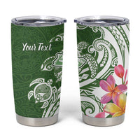 Aloha Molokai Island Personalized Tumbler Cup Sage Dreamy Turtle