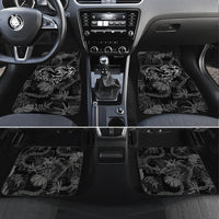 Hawaii Father's Day Vintage Lei Car Mats Hauoli la Makuakane - Black