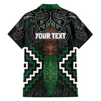 Maori Taiaha Pounamu Whakairo Personalized Family Matching Short Sleeve Bodycon Dress and Hawaiian Shirt Jade Poutama Motifs LT7 - Polynesian Pride