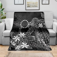 Black Kuki Airani Tapakau Blanket Tribal Anchor Mix Tiare