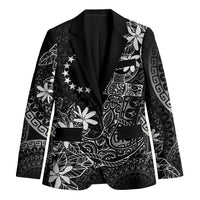 Black Kuki Airani Tapakau Blazer Tribal Anchor Mix Tiare