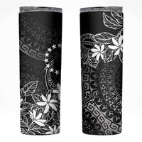 Black Kuki Airani Tapakau Skinny Tumbler Tribal Anchor Mix Tiare LT7 Black - Polynesian Pride